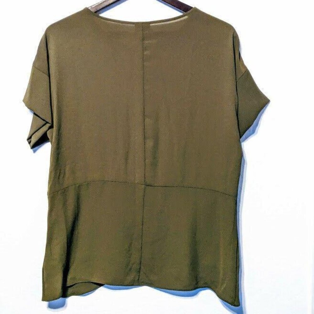 Worthington Women's Medium Rich Avocado Green Top - Picture 4 of 7